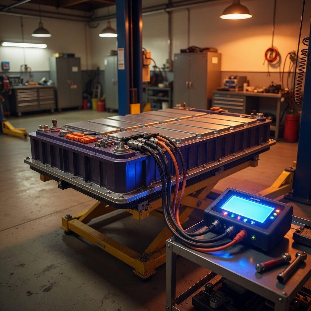Batterieparameter bewerten, SOH E-Auto Klinik detailliert