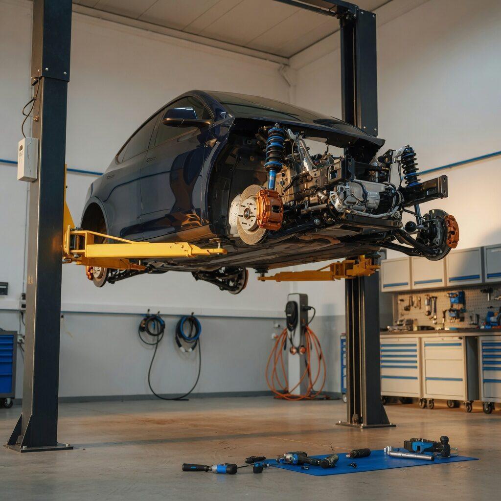Bremsen, Reifen und Fahrwerk sicher prüfen – E-Auto Klinik