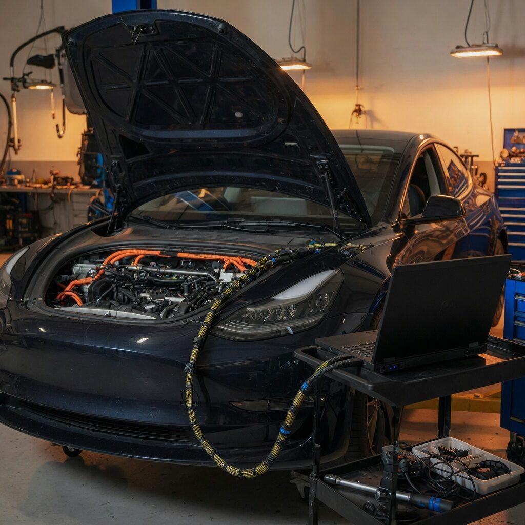 Diagnose und Software – Fehler am Tesla präzise orten – E-Auto Klinik