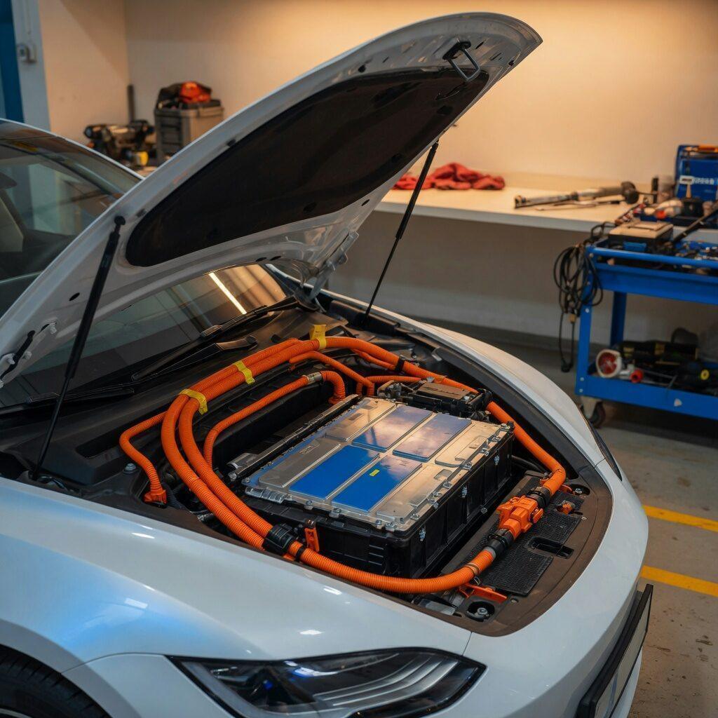 Hochvolt-Systeme sicher prüfen, E-Auto Klinik Fachgerecht