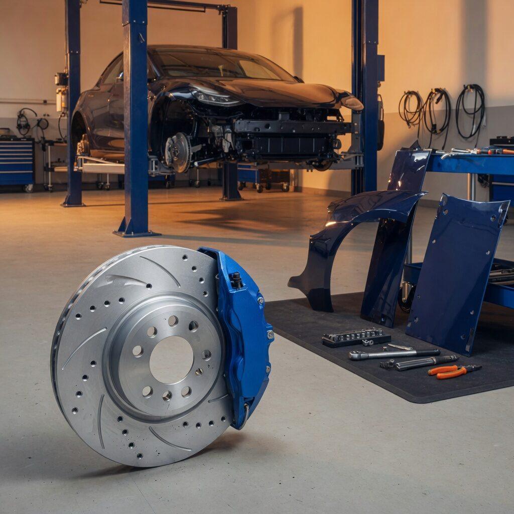 Reparatur und Service – vom Bremsenservice bis zur Karosserie – E-Auto Klinik