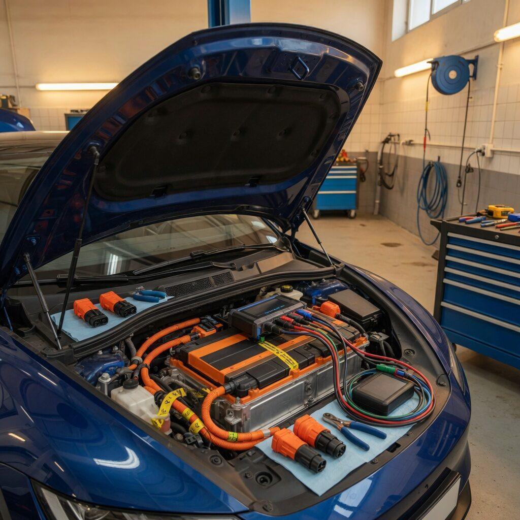 Umfassende Batterie- und Hochvolt-Diagnose vor Garantieende – E-Auto Klinik