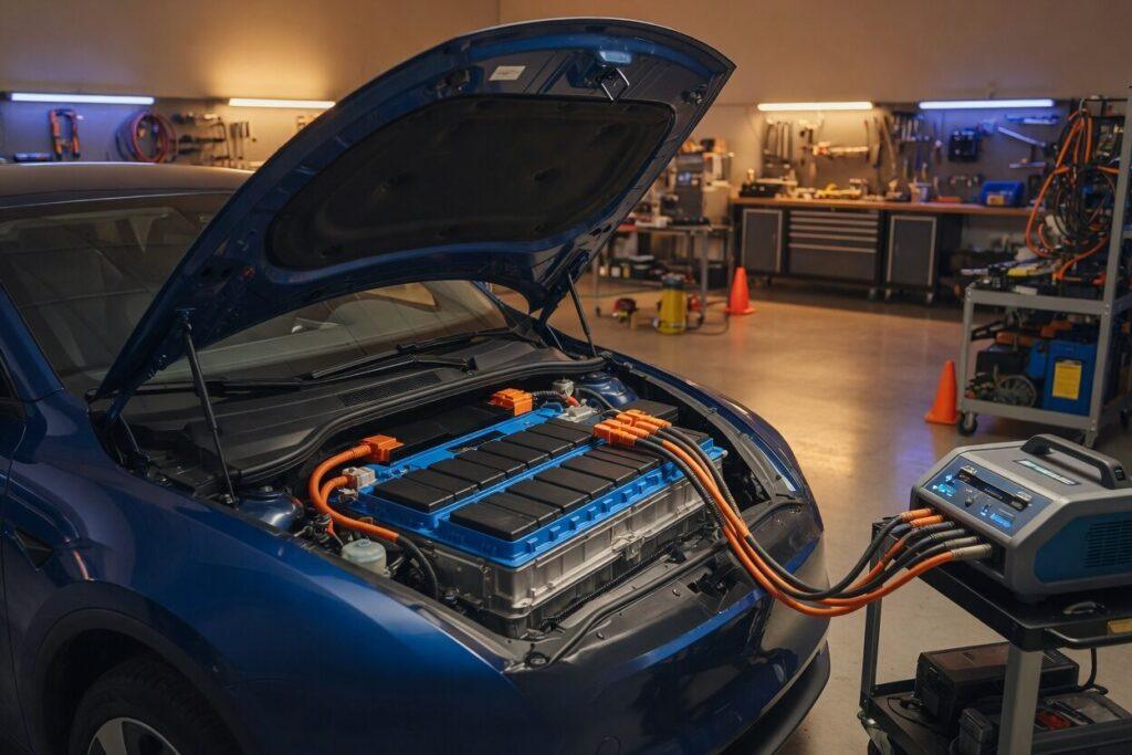 Diagnose Elektroauto danach, E-Auto Klinik was passiert